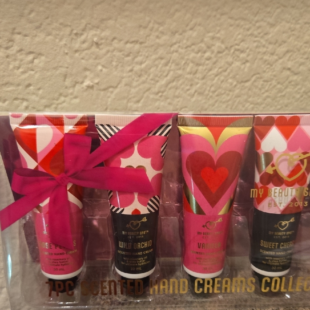 Scented Hand Creams Collection Set Of 7 New - Picture 3 of 4
